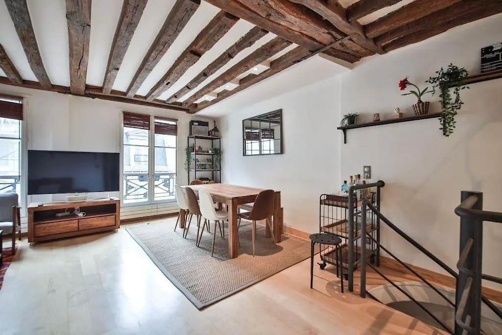 Apartamento Typical Parisian Duplex#4Pers#Le Marais