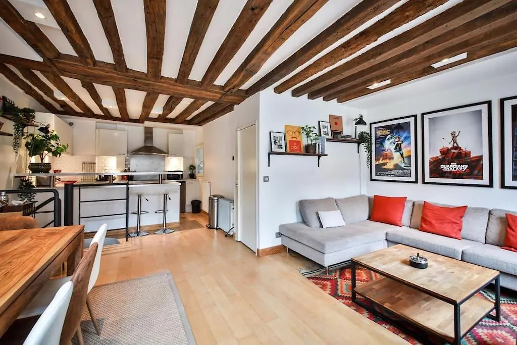 Apartamento Typical Parisian Duplex#4Pers#Le Marais